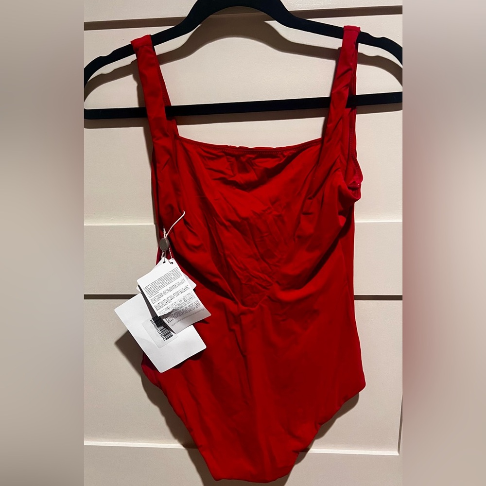 La Perla one piece red bathing suit